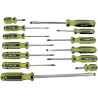 Jeu de tournevis &agrave; manche g&eacute;ante pour m&eacute;caniciens JHMSS-13, 13 mcx, Magn&eacute;tique NRZ Safety Inc.