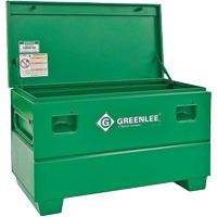 Jobsite Chest, 48" x 24" x 25", Steel, Green NRZ Safety Inc.