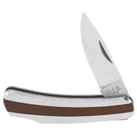 Pocket Knife with Drop Point Blade, 2-1/4" Blade, Stainless Steel Blade, Stainless Steel Handle NRZ Safety Inc.