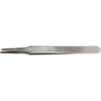 Tweezers - Flat Round Tips, Straight - 4.75" (120 mm) NRZ Safety Inc.