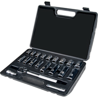 Jeu de douilles, 20 Mcx, Prise de 3/8", Profond NRZ Safety Inc.