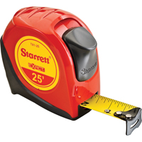 Ruban &agrave; mesurer pour ing&eacute;nieur, 1" x 25', Marques de goujon 1/16" NRZ Safety Inc.