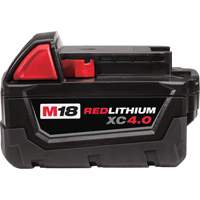 M18 Redlithium Battery, Lithium-Ion, 18 V, 4 A NRZ Safety Inc.