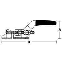 Latch Clamps - 300 Series, 360 lbs. Clamping Force NRZ Safety Inc.