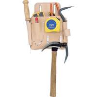 Drywall Tool Pouch, Tool Holder, Leather, 7 Pockets NRZ Safety Inc.