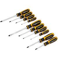 Phillips&reg;/Slotted/Pozidriv&reg; Dual Material Screwdriver Set, 10 Pcs. NRZ Safety Inc.