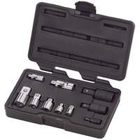 Jeu de douilles &agrave; joints et d'adaptateurs de douilles universelles 1/4", 3/8" et 1/2" &agrave; 10 pi&egrave;ces NRZ Safety Inc.