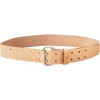 Ceinture &agrave; double ardillon, Cuir, Beige NRZ Safety Inc.