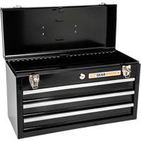 Boîte &agrave; outils portative, 20" la, 3 tiroirs, Noir NRZ Safety Inc.