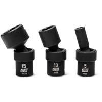 Jeu de 12 douilles m&eacute;triques flexibles universelles &agrave; chocs 1/4" &agrave; 6 pans NRZ Safety Inc.