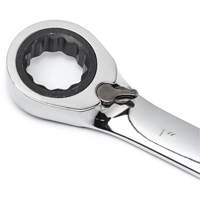 Jeu de cl&eacute;s &agrave; cliquets r&eacute;versibles SAE &agrave; 12 pans et 72 dents avec pochette &agrave; outils enroulable, Combinaison, 7 morceaux, Imp&eacute;rial NRZ Safety Inc.