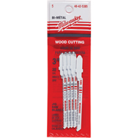 Lame de scie sauteuse, Bim&eacute;tal, Tige en T, 3" lo, 20 dents par pouce NRZ Safety Inc.