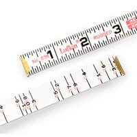 R&egrave;gle de maçon Red End, 6' lo, Bois, Graduations de 1/16" NRZ Safety Inc.