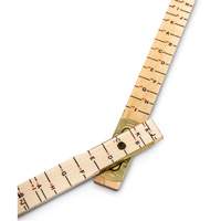 R&egrave;gle de maçon surdimensionn&eacute; Red End, 6' lo, Bois, Graduations de 1/16" NRZ Safety Inc.