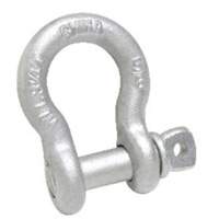Manille &agrave; ancre, 3/16", Cheville &agrave; vis, Galvanis&eacute; &agrave; chaud NRZ Safety Inc.