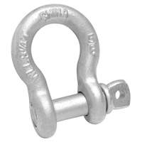 Anchor Shackle, 1/4", Screw Pin, Hot Dip Galvanized NRZ Safety Inc.