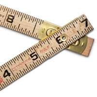 R&egrave;gle pliante, 6' lo, Bois, Graduations de 1/16" NRZ Safety Inc.