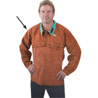 Leather Cape Sleeves, Medium, Lava Brown NRZ Safety Inc.