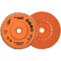 Enduro-Flex Turbo Flap Disc, 4-1/2" x 5/8"-11, Type 27S, 80 Grit, Ceramic NRZ Safety Inc.