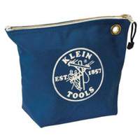 Pochette &agrave; outils &agrave; fermeture &eacute;clair, Toile, 1 pochettes, Bleu NRZ Safety Inc.