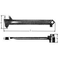 l&eacute;s &agrave; bonde, 2-1/2", Longueur de 15-1/15" NRZ Safety Inc.