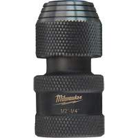Shockwave Impact Driver Square to Hex Socket Adapter, Impact, 1/4" Drive, 1/2" Socket, 1.875" L NRZ Safety Inc.