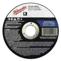Meules &agrave; tronçonner &agrave; centre abaiss&eacute;, 4-1/2" x 0,045", Arbre de 7/8", Type 27, Oxyde d'aluminium, 13580 Tr/min NRZ Safety Inc.