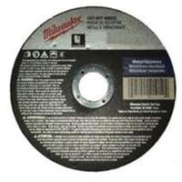 Meules &agrave; tronçonner renforc&eacute;es, 5" x 0,045", Arbre de 7/8", Type 1, Oxyde d'aluminium, 13580 Tr/min NRZ Safety Inc.