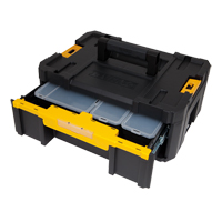 TSTAK&reg; III Tool Box with Single Deep Drawer, 16-3/4" x 12-1/4" x 6-7/8", Black NRZ Safety Inc.