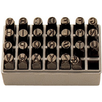 Letter Hand Stamp Set, 27 Pieces NRZ Safety Inc.