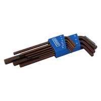 Extra Long Arm Hex Key Set, 9 Pcs., Metric NRZ Safety Inc.