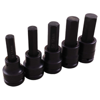 Jeu de douilles pour cl&eacute; &agrave; chocs, Hexagonale, Prise 3/4", 5 mrcx NRZ Safety Inc.