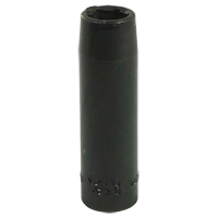 Socket, Impact, 7/16", 3/8" Drive, 6 Points, Deep NRZ Safety Inc.