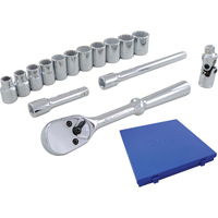 Jeu de douilles et accessoires, 15 Mcx, Prise de 3/8" NRZ Safety Inc.