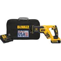 Ensemble de scie alternative compacte sans balais Max XR, 20 V, Lithium-ion Bloc-pile, 0-2900 coups/min NRZ Safety Inc.