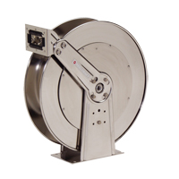 Stainless Steel Hose Reel, Single Hose, 10-1/2" W x 24" D x 25-3/8" H NRZ Safety Inc.