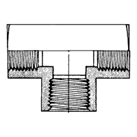 Female Pipe Tees, Brass, 1/8" NRZ Safety Inc.