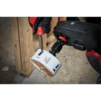 Carbide Hole Saw, 4", 1-31/50" Depth of Cut, Carbide NRZ Safety Inc.