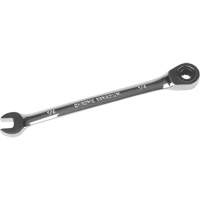 Cl&eacute; mixte &agrave; cliquet SAE, 12 pans, 1/4", Fini Chrome NRZ Safety Inc.