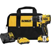 Trousse de perceuse-visseuse avec moteur sans brosse Xtreme, Lithium-ion, 12 V, Mandrin 3/8", Couple 250 UWO NRZ Safety Inc.