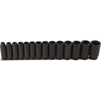 Jeu de douilles longues, 14 Mcx, Chocs, Prise de 1/2", Profond NRZ Safety Inc.