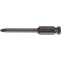Power Bit, Phillips, #4 Tip, 7/16" Drive Size, 3-1/2" Length NRZ Safety Inc.