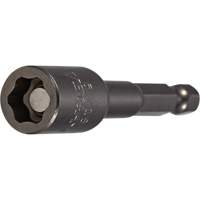Tourne-&eacute;crou &agrave; lobes, Embout 1/4", Prise 1/4", 2-9/16" lo, Magn&eacute;tique NRZ Safety Inc.