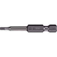 Power Bit, Hex, 2.5 mm Tip, 1/4" Drive Size, 2" Length NRZ Safety Inc.