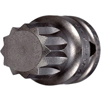 Embout &agrave; ins&eacute;rer, Triple carr&eacute;, 5 x 3/4" lo, Prise 1/4" NRZ Safety Inc.