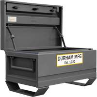 Boîte de rangement pour le chantier, 32" x 19" x 17-13/16", Acier, Gris NRZ Safety Inc.