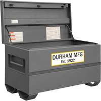 Boîte de rangement pour le chantier, 48" x 24" x 27-13/16", Acier, Gris NRZ Safety Inc.