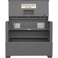 Boîte de rangement pour le chantier, style piano, 60-1/2" la x 34-3/4" p x 49-3/8" h, Gris NRZ Safety Inc.