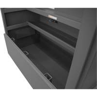 Boîte de rangement pour le chantier, style piano, 60-1/2" la x 34-3/4" p x 49-3/8" h, Gris NRZ Safety Inc.