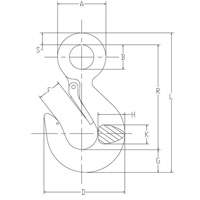 Crochet de palan NRZ Safety Inc.